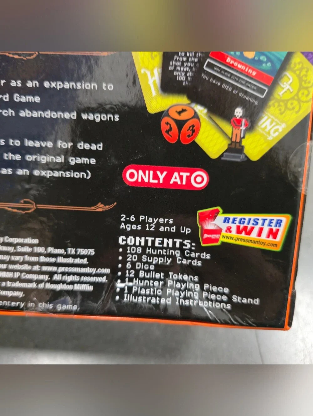 POPULAR STRATEGY GAME PRESSMAN OREGON TRAIL HUNT FOR FOOD GAME NEW